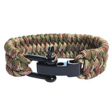 Bracelet Survie avec Manille en Paracorde
