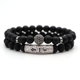 Bracelets Royaux en Perles Homme en Pierre-Mon Bracelet Homme