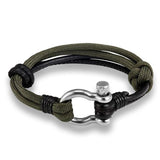 Bracelet Corde vert