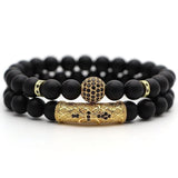 Bracelets Royaux en Perles Homme en Pierre