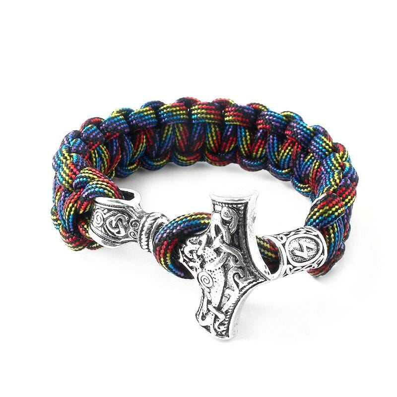 Bracelet Survie Marteau Viking en Paracorde-Mon Bracelet Homme