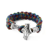 Bracelet Survie Marteau Viking en Paracorde-Mon Bracelet Homme