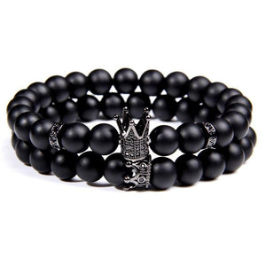 Bracelet Homme avec Couronne