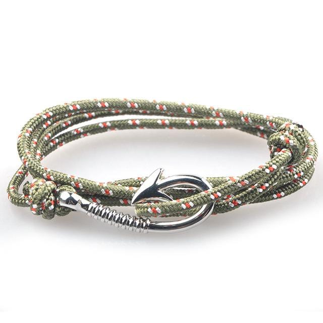 Bracelet Survie Hameçon en Paracorde-Mon Bracelet Homme