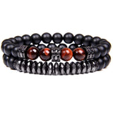 Bracelets Pierres Homme en Perles