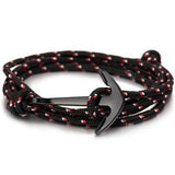 Bracelet Ancre Marine "Raffiné" en Corde-Mon Bracelet Homme