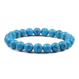 Bracelet Turquoise Naturelle en Pierre Pour Homme (Perle)