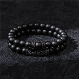 Bracelet avec Couronne noir