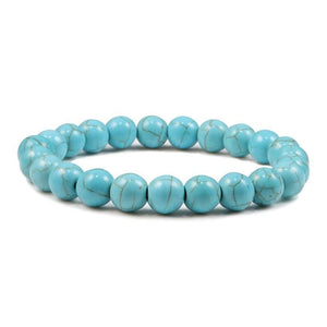 Bracelet Turquoise Lithothérapie pour Homme (Perle)-Mon Bracelet Homme