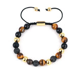 Bracelet Shamballa Homme Luxe en Pierre