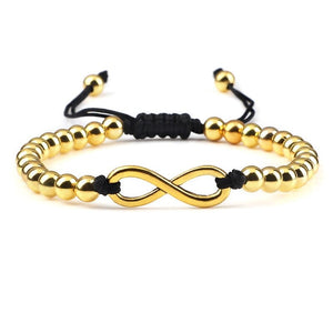 Bracelet Shamballa Signe Infini Homme en Perles-Mon Bracelet Homme