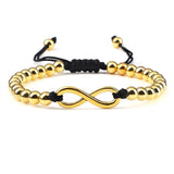 Bracelet Shamballa Signe Infini Homme en Perles