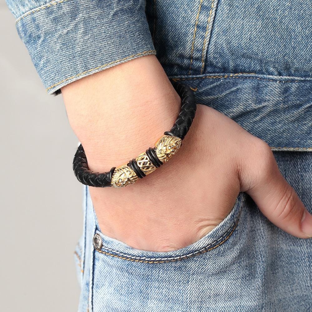 Bracelet Tressé Homme Luxe poignet