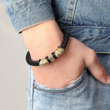 Bracelet Tressé Homme Luxe poignet