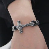 Bracelet Style Viking marteau thor