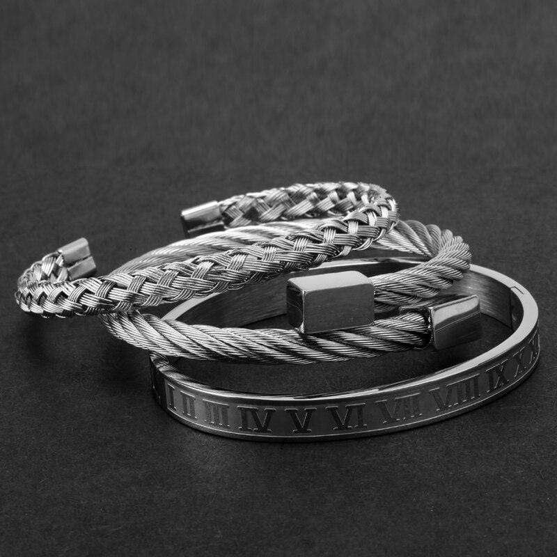 Bracelet Homme Luxe argent