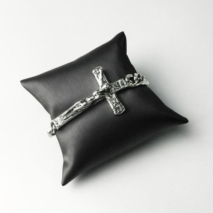 Bracelet Religieux Crucifix Croix Homme tendance