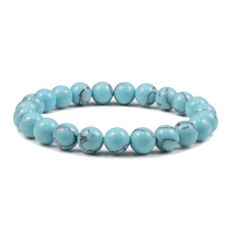 Bracelet Turquoise Pierre Naturelle Parker Pour Homme (Perle)-Mon Bracelet Homme