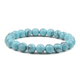 Bracelet Turquoise Pierre Naturelle Parker Pour Homme (Perle)