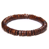 Bracelet Tibetain Perle de Bois Homme-Mon Bracelet Homme