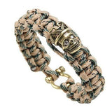 Bracelet Survie Crâne Vintage en Paracorde