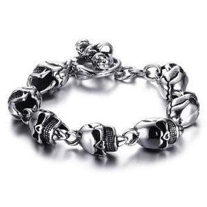 Bracelet Breloque Tête De Mort | Mon Bracelet Homme