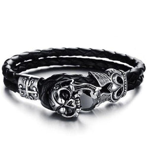 Bracelet Tête de Mort Faucheuse | Mon Bracelet Homme