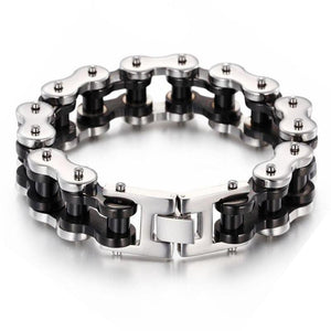 Bracelet Style Chaîne de Moto