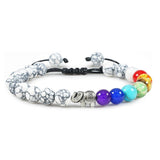 Bracelet 7 Chakras Pour Homme en Perles avec Éléphant Porte-Bonheur - Mon Bracelet Homme