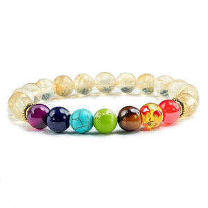 Bracelet 7 Chakras Pour Homme En Perles Dorian - Mon Bracelet Homme