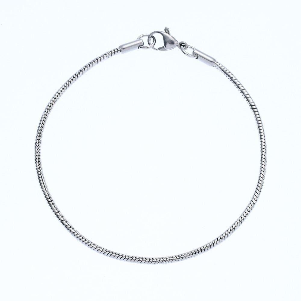 Bracelet à Mailles de Serpent en Acier Inoxydable pour Homme - Mon Bracelet Homme