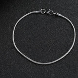 Bracelet à Mailles de Serpent en Acier Inoxydable pour Homme - Mon Bracelet Homme