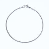 Bracelet à Mailles de Serpent en Acier Inoxydable pour Homme - Mon Bracelet Homme