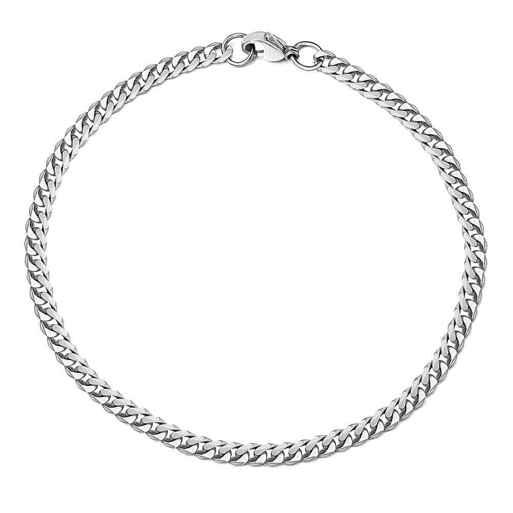 Bracelet À Maillons En Acier Inoxydable Style Cubain - Mon Bracelet Homme