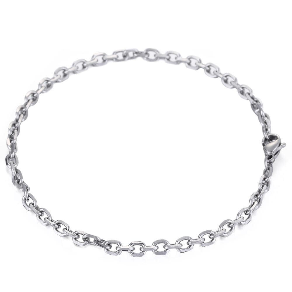 Bracelet À Maillons En Acier Inoxydable Style Cubain - Mon Bracelet Homme