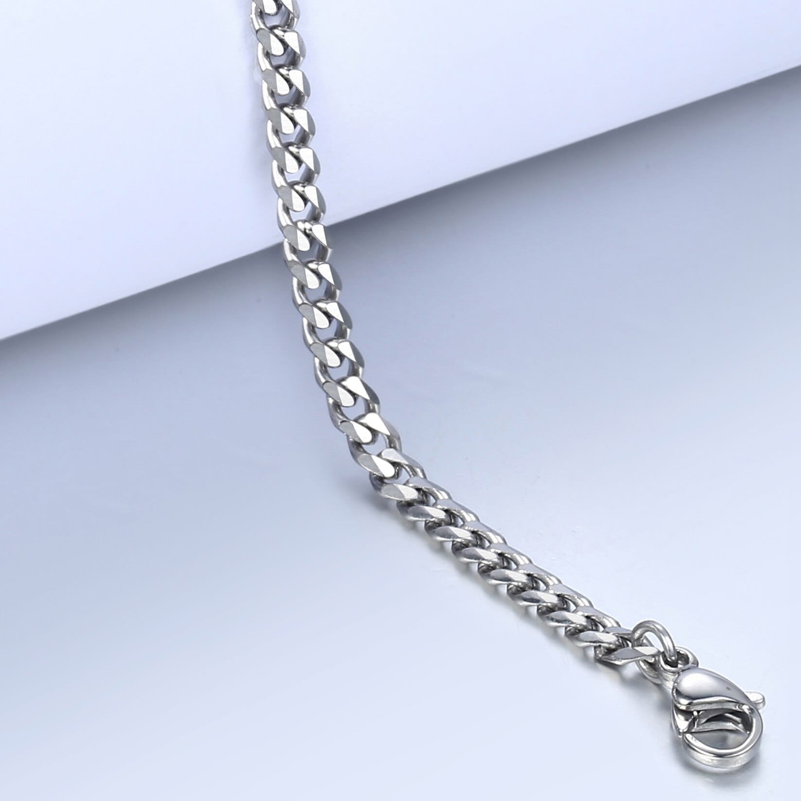 Bracelet À Maillons En Acier Inoxydable Style Cubain - Mon Bracelet Homme