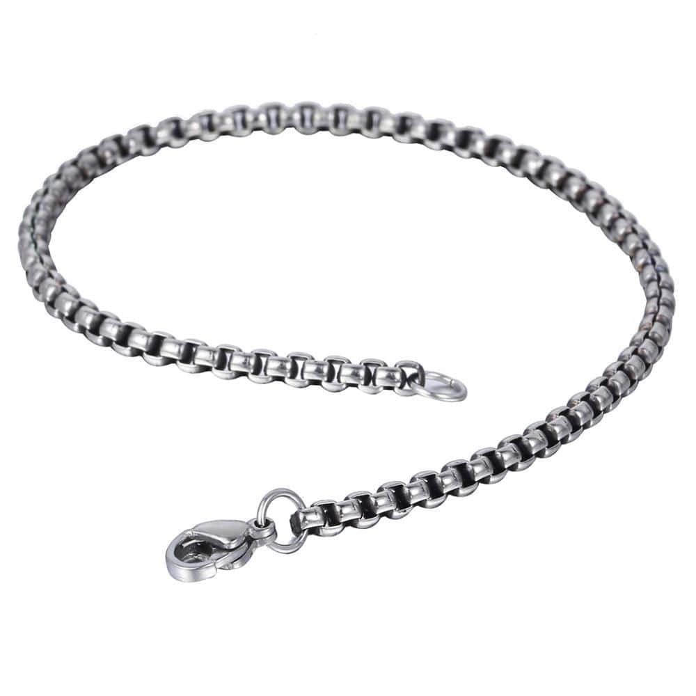 Bracelet À Maillons En Acier Inoxydable Style Cubain - Mon Bracelet Homme