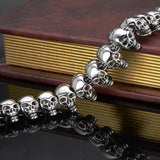 Bracelet Acier Tête De Mort - Mon Bracelet Homme