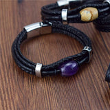 Bracelet Améthyste Lithothérapie pour Homme (Perle) - Mon Bracelet Homme