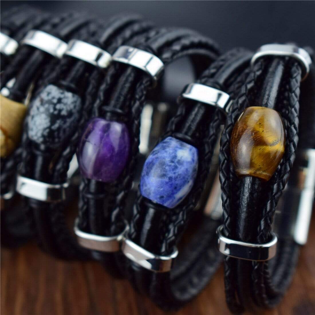 Bracelet Améthyste Lithothérapie pour Homme (Perle) - Mon Bracelet Homme
