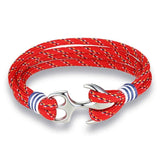 Bracelet Ancre Acier Inoxydable en Corde - Mon Bracelet Homme
