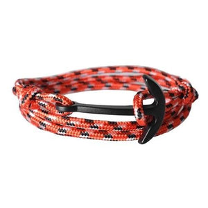 Bracelet Ancre de Marine Homme ALPHA IV en Corde - Mon Bracelet Homme