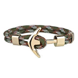 Bracelet Ancre Homme Camouflage en Corde - Mon Bracelet Homme