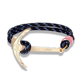 Bracelet Ancre Hope Love en Corde - Mon Bracelet Homme
