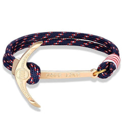 Bracelet Ancre Hope Love en Corde