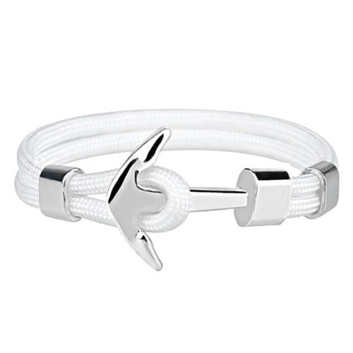 Bracelet Ancre Marine Antarctique en Corde - Mon Bracelet Homme