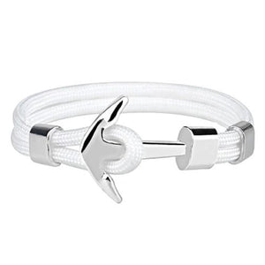 Bracelet Ancre Marine Antarctique en Corde - Mon Bracelet Homme