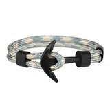 Bracelet Ancre Marine Homme BAROUDEUR en Corde - Mon Bracelet Homme
