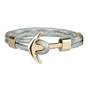Bracelet Ancre Marine Homme Discret en Corde - Mon Bracelet Homme