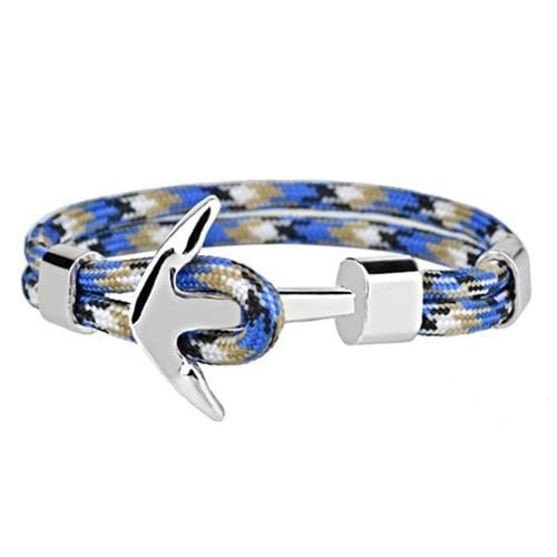 Bracelet Ancre Marine Homme Élégant en Corde - Mon Bracelet Homme
